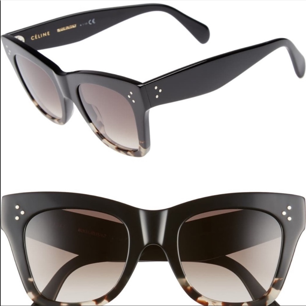 Celine 50mm gradient butterfly sunglasses